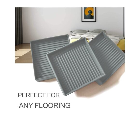 Furniture Coasters 8 Pcs Furniture Castors 2in.  Grey - Picture 4 of 4